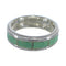 Southwest Authentic Sterling Silver And Turquoise Inlay Ring Size 5-1/2 VX58401
